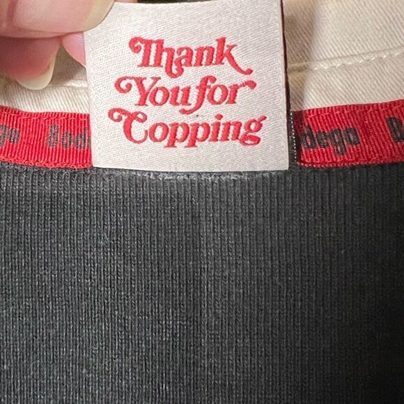 Bodega Patchwork Thick Cotton Rugby Polo Shirt Mens Sz S - Picture 3 of 8